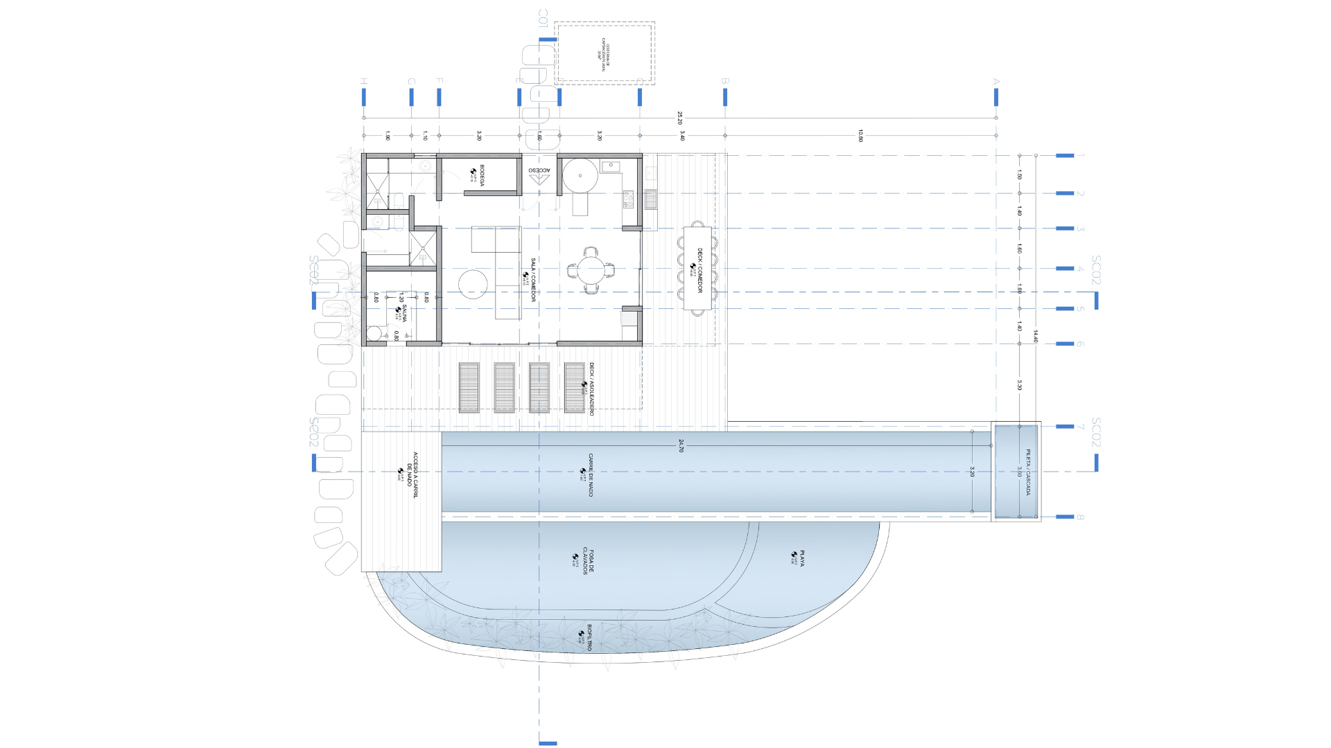 Casa. Estero 2 Casa Estero, diseño por Paralelo Estudio